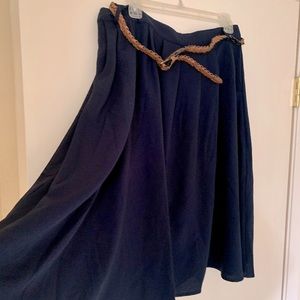 ModCloth Breathtaking Tiger Lillies MIDI Skirt